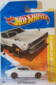 ホットウィール Hot Wheels ニッサン スカイライン H/T 2000GT-R 2011ニューモデル 22/50 22/244 ホワイト 日