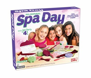 知育玩具 パズル ブロック SmartLab Toys All-Natural Spa Day - Make Fizzy Bath Bombs, Creamy Face Mas