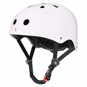 ヘルメット スケボー スケートボード JBM Skateboard Bike Helmet - Lightweight, Adjustable & Desi