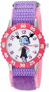 腕時計 ディズニー キッズ Disney Girl's 'Vampirina' Quartz Stainless Steel and Nylon Casual Watch, C