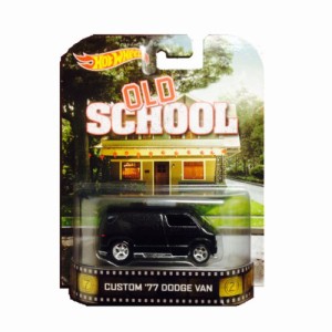 ホットウィール マテル ミニカー Hot Wheels Old School Custom '77 Dodge Van Die-Cast Retro Enterta