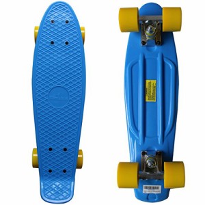 スタンダードスケートボード スケボー 海外モデル Rimable Complete 22 Inches Skateboard Blu