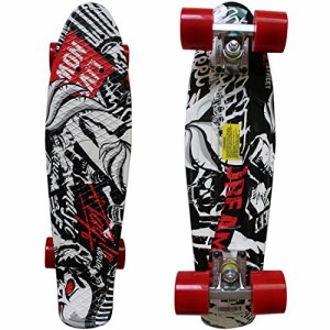 スタンダードスケートボード スケボー 海外モデル Rimable Complete 22 Inches Skateboard Red