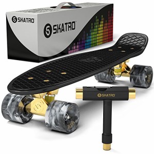 スタンダードスケートボード スケボー 海外モデル Skatro - Mini Cruiser Skateboard. 22x6inc