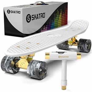 スタンダードスケートボード スケボー 海外モデル Skatro - Mini Cruiser Skateboard. 22x6inc