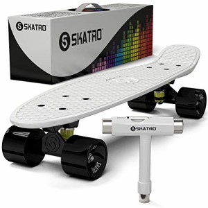 スタンダードスケートボード スケボー 海外モデル Skatro - Mini Cruiser Skateboard. 22x6inc