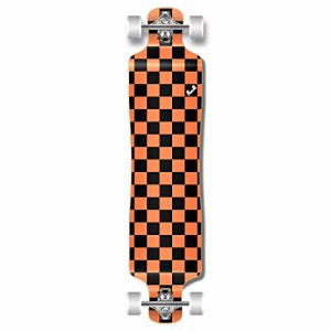 ロングスケートボード スケボー 海外モデル Yocaher Blank/Checker Complete Lowrider Skateboard