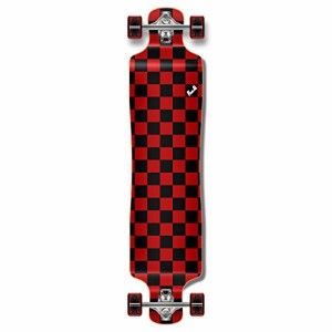 ロングスケートボード スケボー 海外モデル Yocaher Blank/Checker Complete Lowrider Skateboard