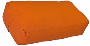 ヨガ フィットネス YogaAccessories Supportive Rectangular Cotton Yoga Bolster - Pecan Leaf