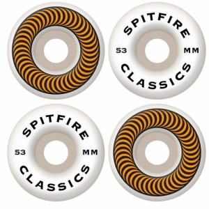 ウィール タイヤ スケボー Spitfire Classic Series 53mm High Performance Skateboard Wheel (Set of 4)
