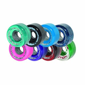 ウィール タイヤ スケボー Sure-Grip Motion Outdoor Quad Roller Skating 62mm Clear Purple