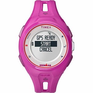 腕時計 タイメックス メンズ Timex Unisex TW5K87400 Ironman Run x20 GPS Full-Size Magenta Resin Stra