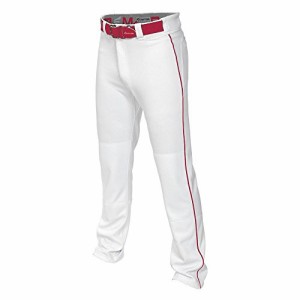 バット イーストン 野球 EASTON MAKO 2 Baseball Pant, Adult, Large, White/Red