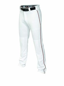 バット イーストン 野球 EASTON MAKO 2 Baseball Pant, Adult, Large, White/Maroon