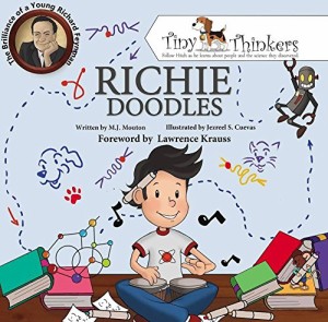 海外製絵本 知育 英語 Richie Doodles: The Brilliance of a Young Richard Feynman (Tiny Thinkers Series)