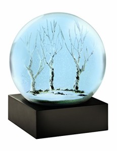 スノーグローブ 雪 置物 Blue Winter Snow Globe by CoolSnowGlobes?