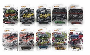 ホットウィール マテル ミニカー Hot Wheels 2018 Chevy Camaro Generations Art Card Bundle of 10