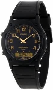 腕時計 カシオ メンズ Casio Men's AW49H-1BV Ana-Digi Dual Time Watch