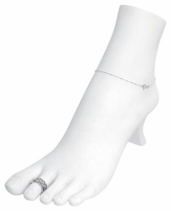 アクセサリスタンド ジュエリー Caddy Bay Collection White Polystyrene Toe Ring Chain Ankle Bracel