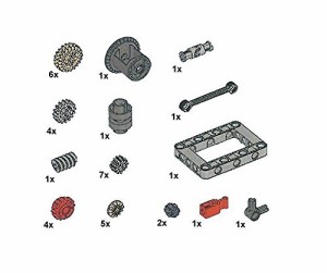 レゴ テクニックシリーズ LEGO Technic Gears and Transmission Parts Pack