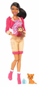 バービー バービー人形 バービーキャリア Barbie I Can Be Zoo Keeper African-American Doll