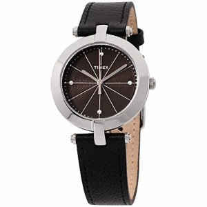 腕時計 タイメックス レディース Timex Greenwich Quartz Movement Black Dial Ladies Watch TW2P79300