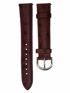 腕時計 タイメックス レディース Timex Honey Brown Ostrich Grain Leather Strap - 14mm