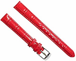 腕時計 タイメックス レディース Timex 12mm Womens Leather Watch Band Strap Red