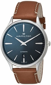 腕時計 ハミルトン メンズ Hamilton Jazzmaster Automatic Blue Dial Men's Watch H38525541