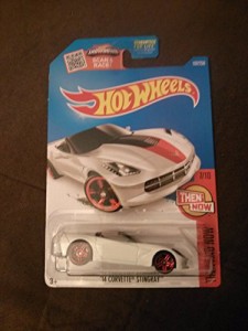 ホットウィール Hot Wheels ’14コルベットスティングレイ ゼン＆ナウ7/10 107/250 ホワイト CORVETTE ビ