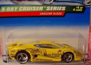 ホットウィール マテル ミニカー Hot Wheels Mattel 1999 X-Ray Cruiser Series Yellow Jaguar XJ220 4