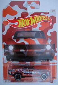 ホットウィール マテル ミニカー Hot Wheels, 2015 Exclusive Camouflage Series, '68 Chevy Nova Red 