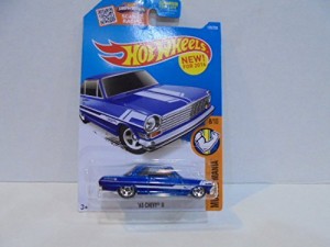 ホットウィール Hot Wheels ’63 シボレー?U マッスルマニア 8/10 12/250 ブルー CHEVY ビークル ミニカー