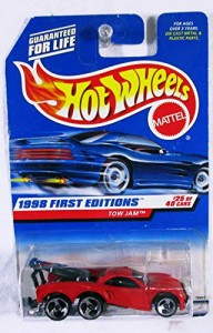ホットウィール マテル ミニカー Hot Wheels - 1998 First Editions - Tow Jam - Red - #25 of 40 - Co