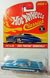 ホットウィール Hot Wheels クラシックス シリーズ2 1965ポンティアック ボンネビル 12/30 ブルー Pontia