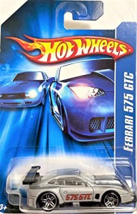 ホットウィール マテル ミニカー Hot Wheels - 2006 - Ferrari 575 GTC - Silver & Black - #201/223 -
