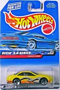 ホットウィール マテル ミニカー Seein' 3-D Series #3 Lexus SC400 3-Spoke Wheels #2000-11 Collecti