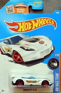 ホットウィール Hot Wheels コルベット C7.R HWレースチーム1/10 1/250 ホワイト CORVETTE ビークル ミニカ