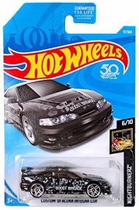 ホットウィール Hot Wheels カスタム '01アキュラ インテグラ GSR ナイトバーナーズ 6/10 17/365 ブラッ