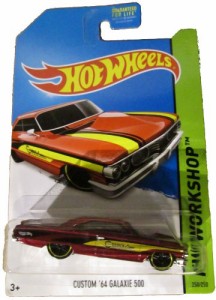 ホットウィール マテル ミニカー Hot Wheels 2014 Hw Workshop Performance Custom '64 Galaxie 500 25