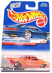 ホットウィール マテル ミニカー Hot Wheels - 2000 First Editions - Chevy Pro Stock Truck - Neon O