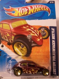 ホットウィール マテル ミニカー Hot Wheels Heat Fleet '11 9/10 Custom Volkswagen Beetle 99/244 Pu