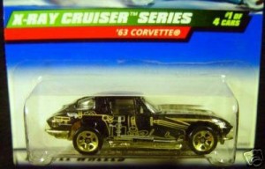 ホットウィール マテル ミニカー Hot Wheels Mattel 1999 1:64 Scale X-Ray Cruiser Series Black 1963