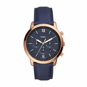 腕時計 フォッシル メンズ Fossil Men's Neutra Chrono Quartz Leather Chronograph Watch, Color: Rose G