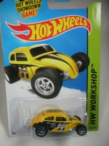 ホットウィール マテル ミニカー Hot Wheels HW Workshop Custom Volkswagen Beetle Yellow #247/250