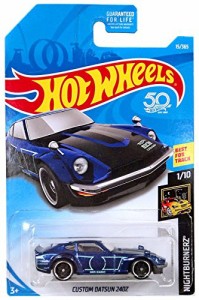 ホットウィール マテル ミニカー Hot Wheels 2018 Nightburnerz Custom Datsun 240Z 15/365, Blue