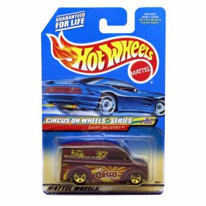 ホットウィール マテル ミニカー Hot Wheels 2000-028 Circus On Wheels Dairy Delivery Purple 1:64 S