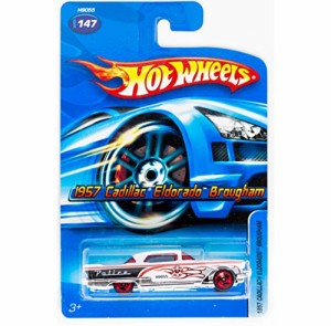 ホットウィール マテル ミニカー Mattel Hot Wheels 2005 1:64 Scale White & Black 1957 Cadillac Eld