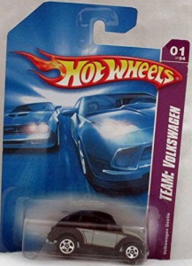 ホットウィール マテル ミニカー Hot Wheels VW Bug 2008 129 Team: Volkswagen # 1 of 4 VW Beetle