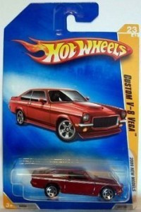 ホットウィール マテル ミニカー Hot Wheels 2009 New Models RED Custom V-8 Vega 5 Spoke 23/42